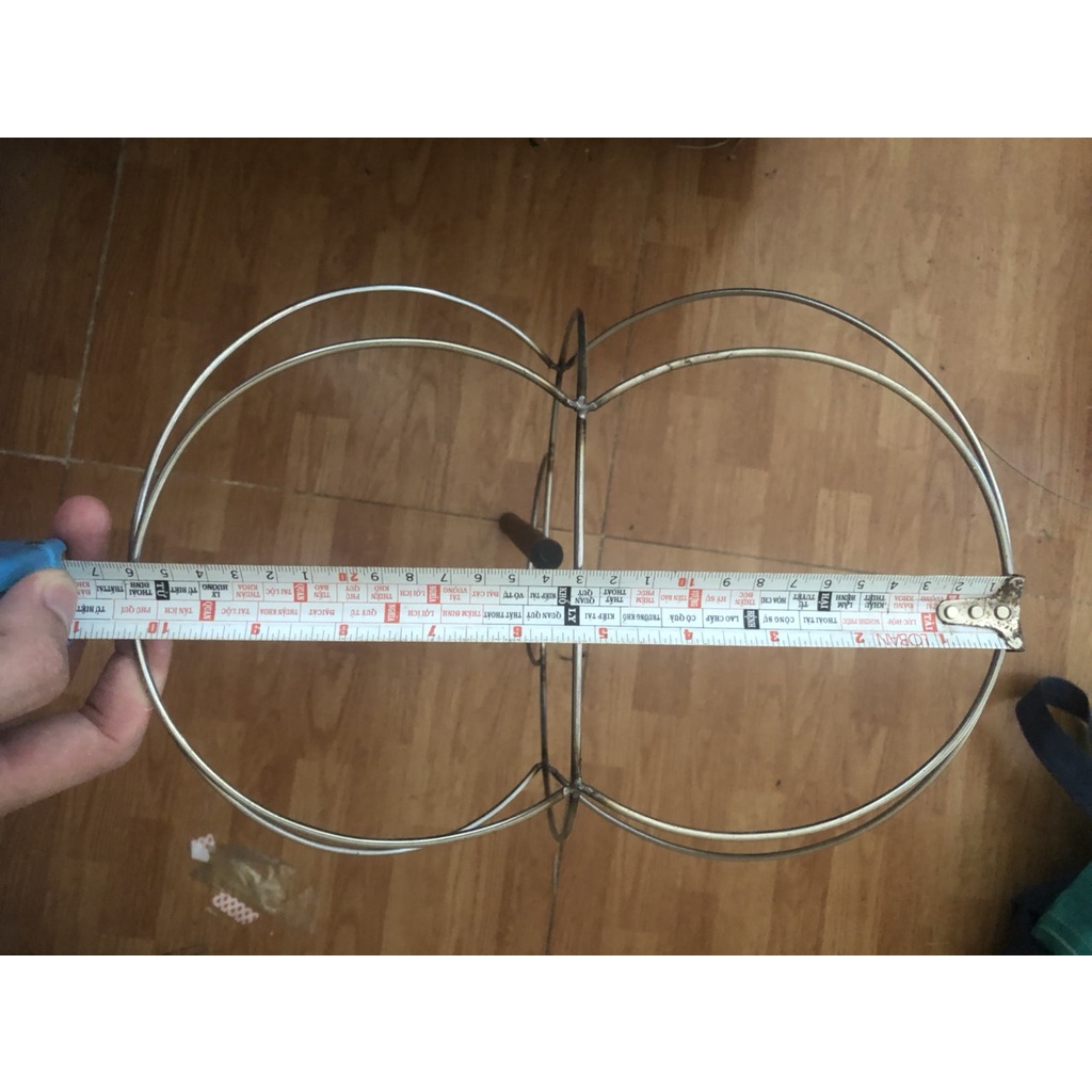 Khung lồng bẫy chim 2 mặt chào mào choè khuyên hút mật khướu sâu tự ráp form số 8