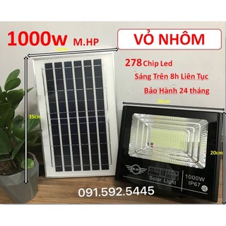 Đèn Năng Lượng Mặt Trời 1000W M.HP. Đèn Pha Led Năng Lượng Mặt Trời. Bảo hành 24 tháng (Hình&Video Thực Tế)