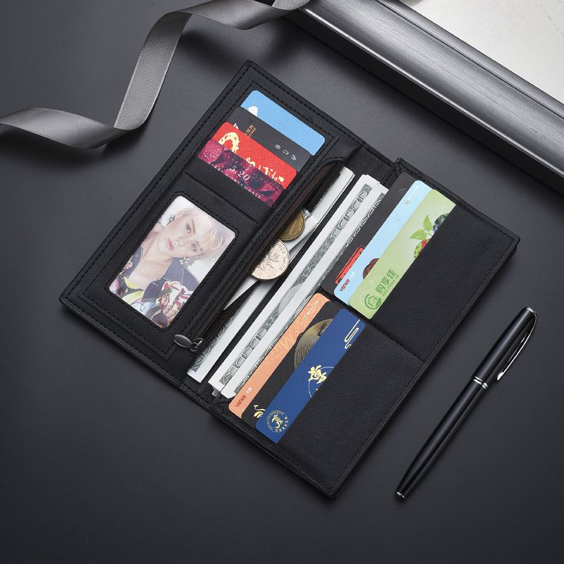 Ví Da Mỏng Dáng Dài Đa Năng Thời Trang Trẻ Trung Cho Nam