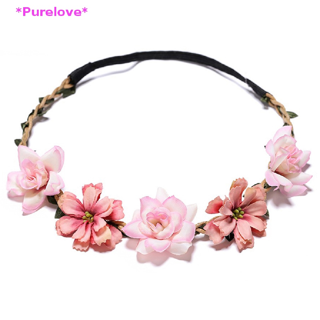 Vòng Hoa Đội Đầu Phụ Kiện Trang Trí Đám Cưới Cho Bé Gái Mới