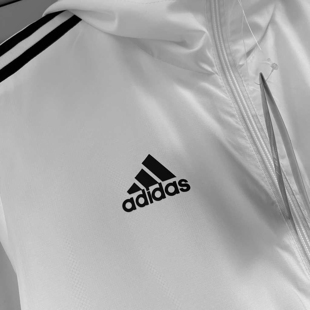 Áo Khoác Gió DAS MU-Trắng-Away-logo shield