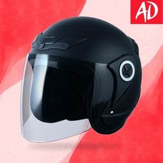 Mũ bảo hiểm 3/4 Asia MT168 freesize màu đen nhám chính hãng
