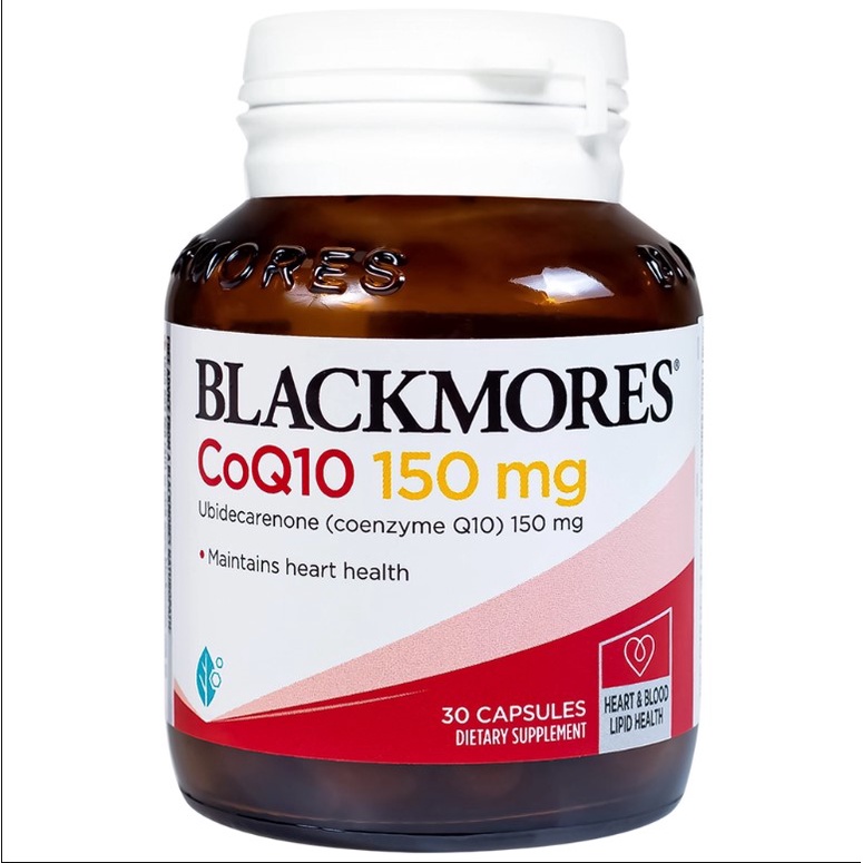 Blackmores CoQ10 150mg Bổ tim Úc (30v)