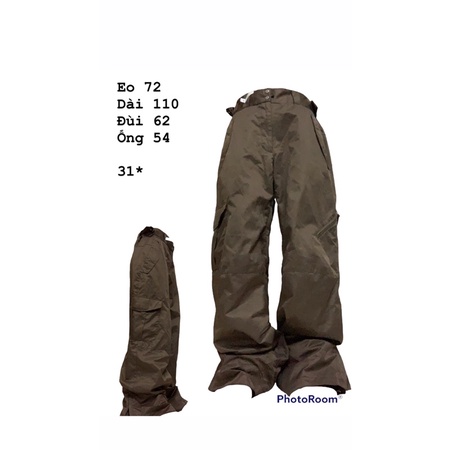 Quần gió túi hộp cargo Mã 150