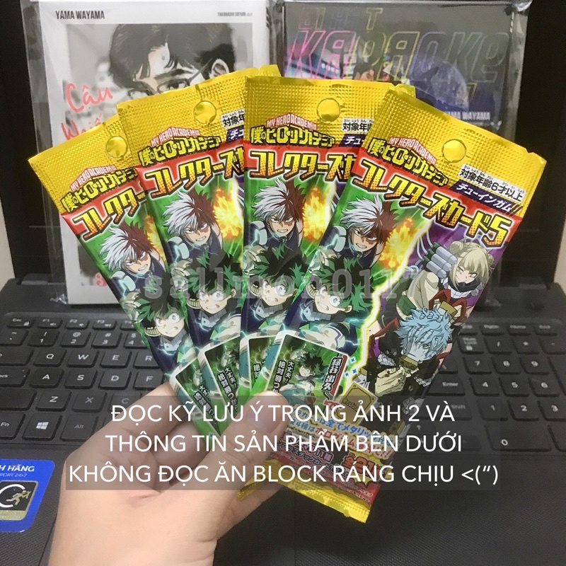 (Mua từ 2 pack - Đọc lưu ý)[SẴN] Pack Metal Collector’s Card 5 My Hero Academia thẻ nhân phẩm random MHA