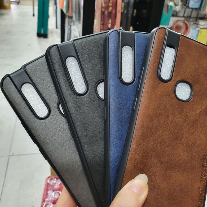 Ốp lưng Vivo V15 dẻo kiểu da mềm mịn ôm máy siêu bền bỉ