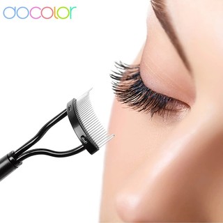 Docolor Lược Chải Cong Lông Mi Tách Rời Kèm Vỏ Đựng Tiện Lợi Dành Cho Trang Điểm