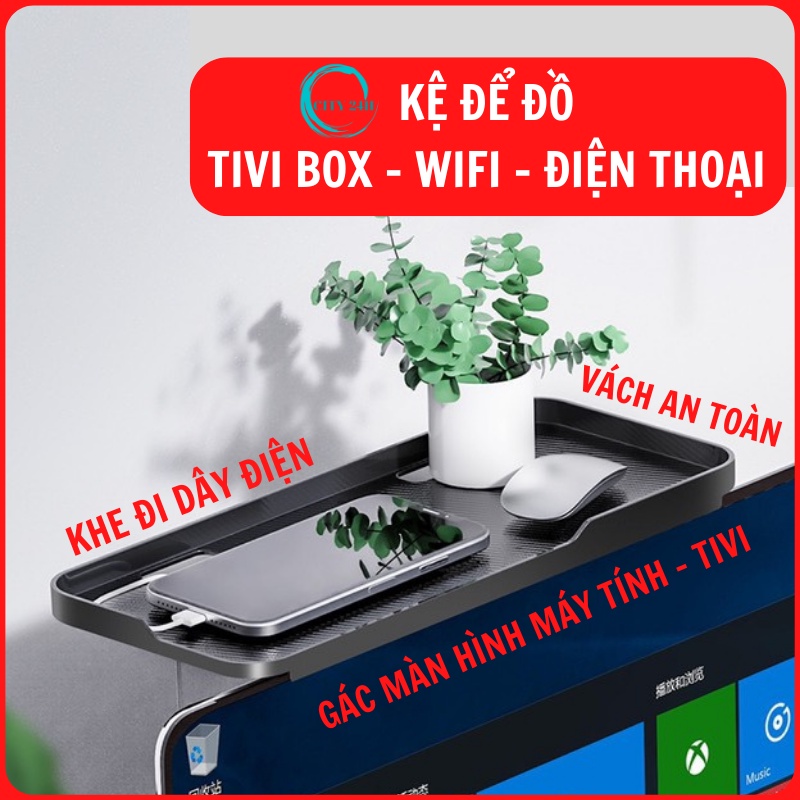 Giá Kệ Để Đồ Gác Trên Màn Hình Máy Tính Tivi - Giá Để Đồ Đỉnh Màn Hình Máy Tính Tivi