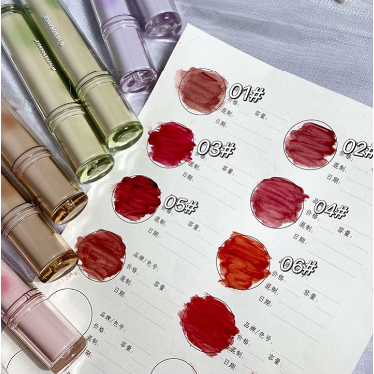 Son kem bóng Herorange thạch trà căng mọng nhẹ môi có ảnh shop chụp