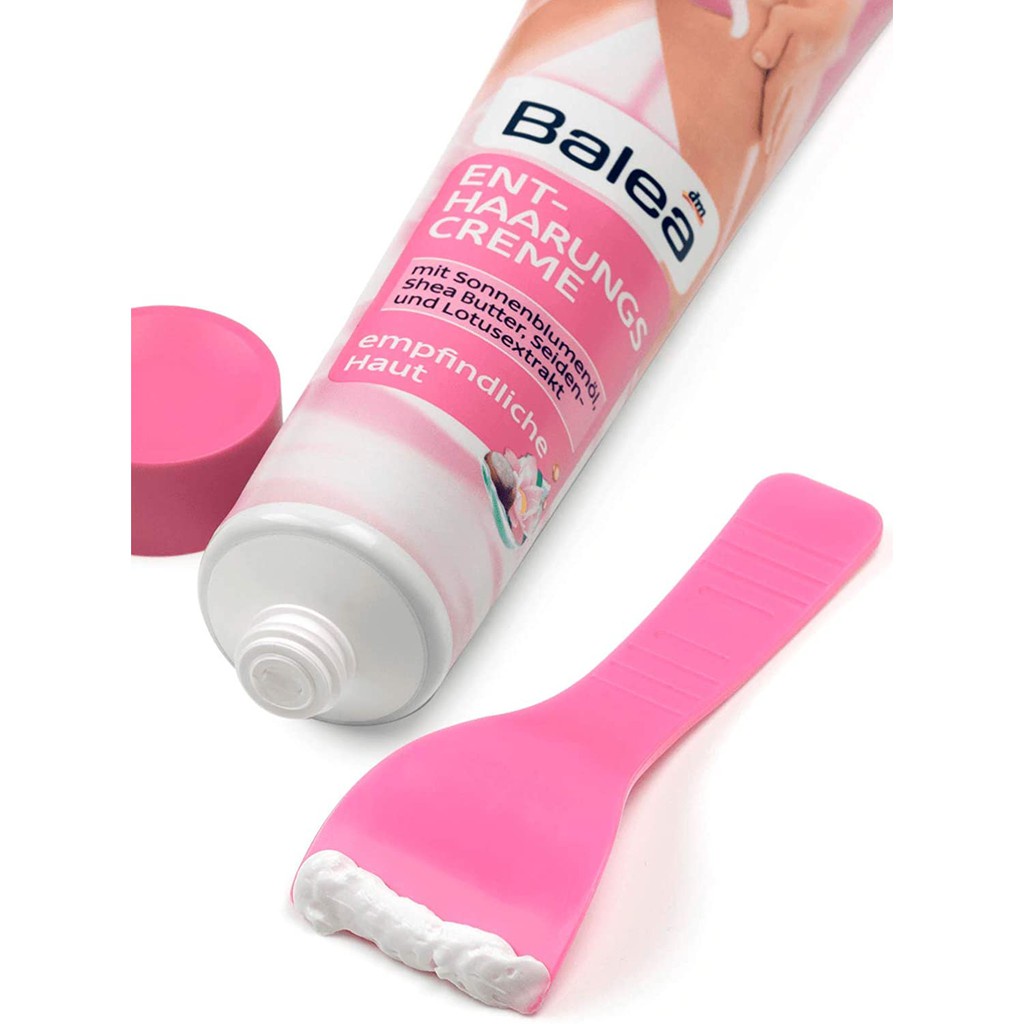 Kem tẩy lông Balea Kem tẩy lông body tay chân nách vùng bikini an toàn dịu nhẹ cho da hàng Nội địa Đức 125ml