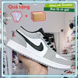 Giày jordan xám cổ thấp, giày nike jordan xám thâp cổ