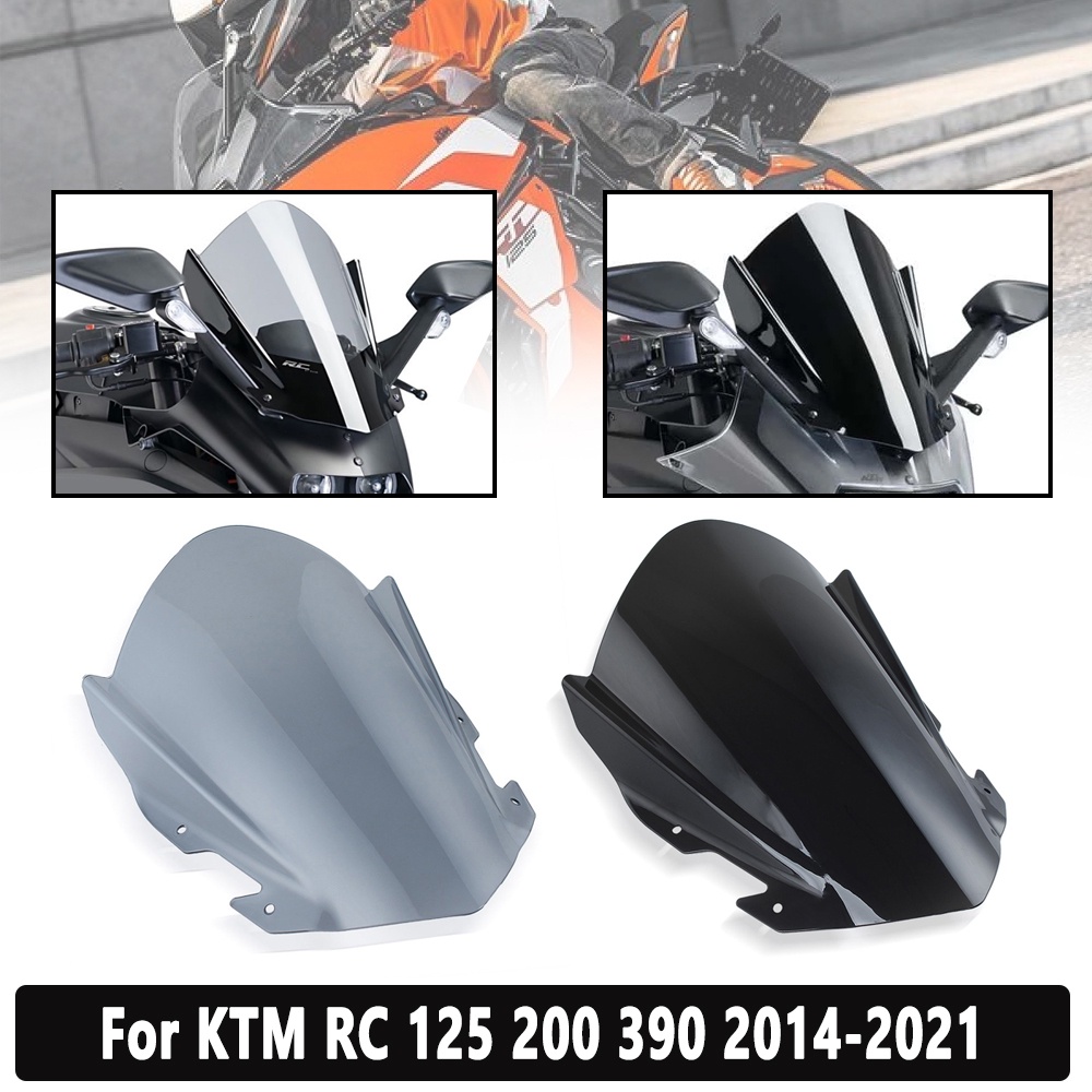 Kính Chắn Gió Chuyên Dụng Cho Xe Mô Tô KTM RC 125 200 390 RC200 RC390 2014 15 2016 2017 2018 2019 2020 2021