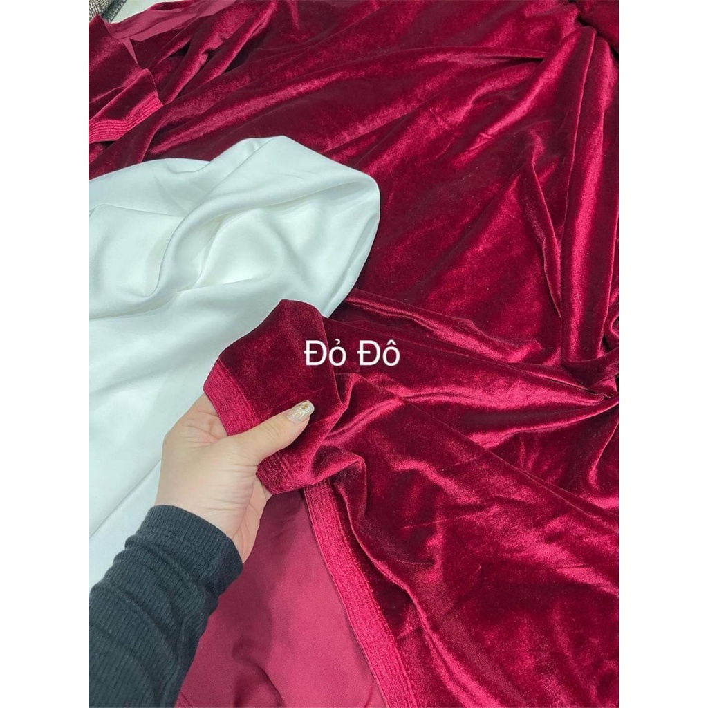 Vải nhung hàn 7 biên