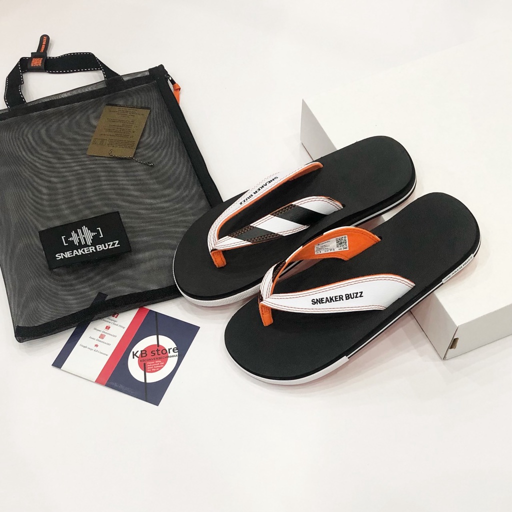 Dép Sneaker Buzz xỏ ngón kẻ sọc OW chính hãng - 1SB0007