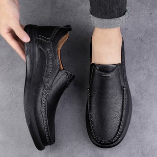 Giày lười chất liệu da thời trang cho nam