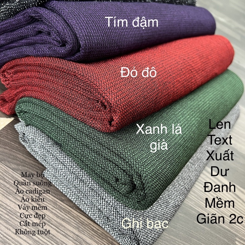 Vải len , len Text Hàn Quốc- Vải may áo Len- Khoác Choàng dáng nhẹ nhàng rất đẹp