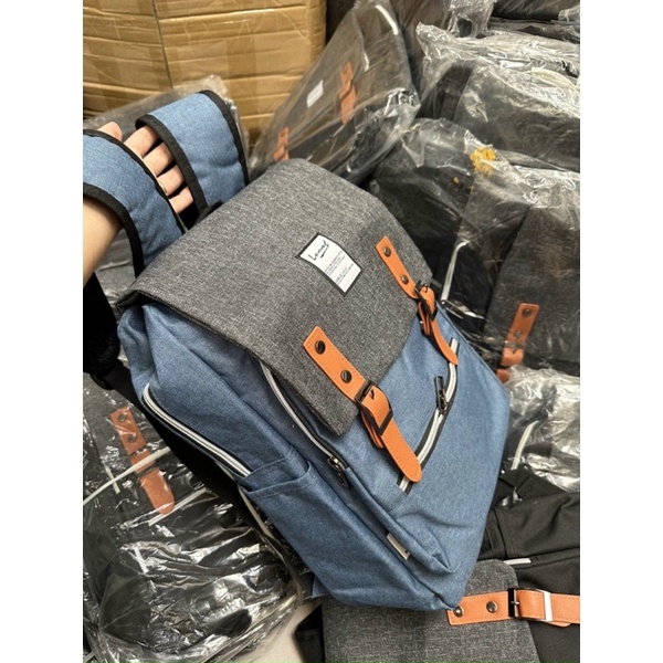 BALO LECAF BACKPACK MÀU XANH PHỐI