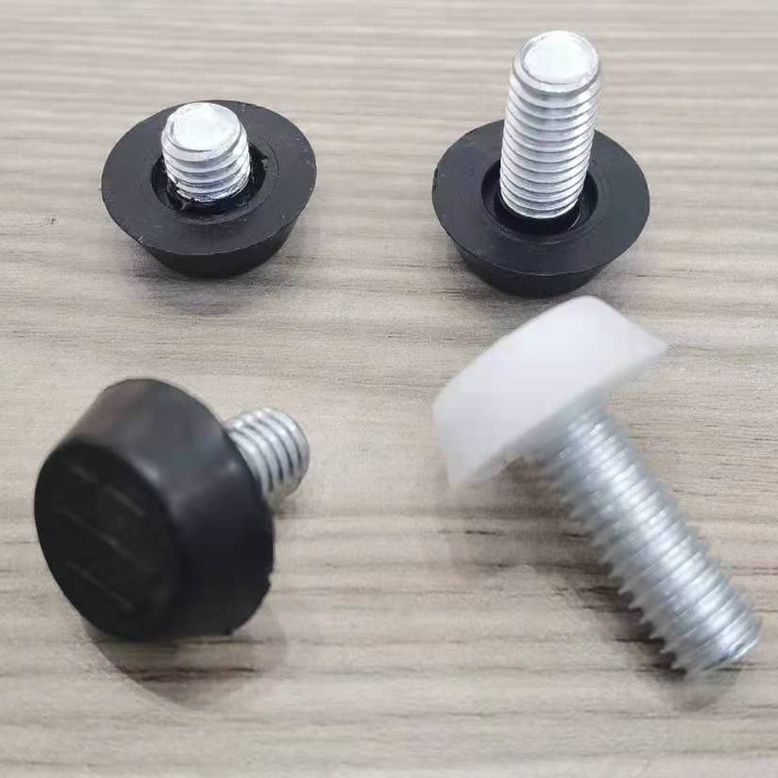 20 Tăng chân nhựa, đế nhựa tăng chỉnh chiều cao bàn, ghế, tủ, ren vặn M6, M8 và M10 loại tốt