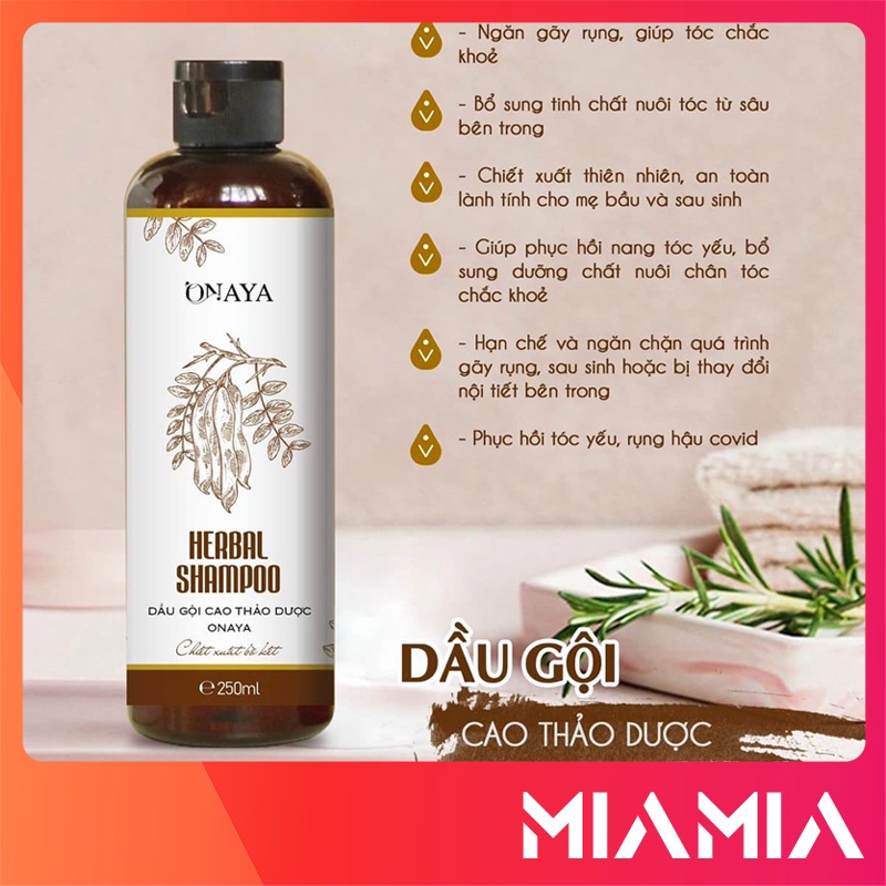Dầu Gội Cao Thảo Dược Onaya Chính Hãng - 8938540224025