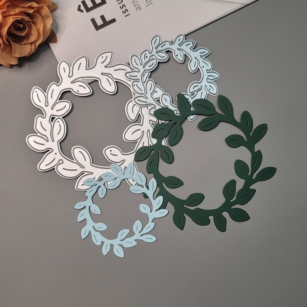 Khuôn Cắt Giấy Kim Loại Hình Lá Cây
