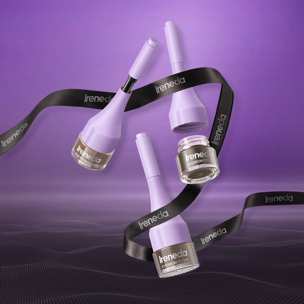 Ireneda Gel Vẽ Lông Mày Sắc Tố Cao Chống Thấm Nước Và Mồ Hôi Kèm Cọ Trang Điểm Lâu Trôi