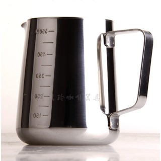 [GIÁ SỈ] Ca đánh sữa inox (có vạch chia) 900ml (100% inox 304)