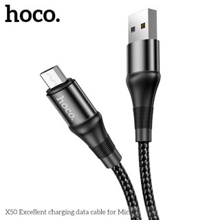 (Micro usb) Cáp sạc nhanh 2.4A Hoco X50 siêu bền