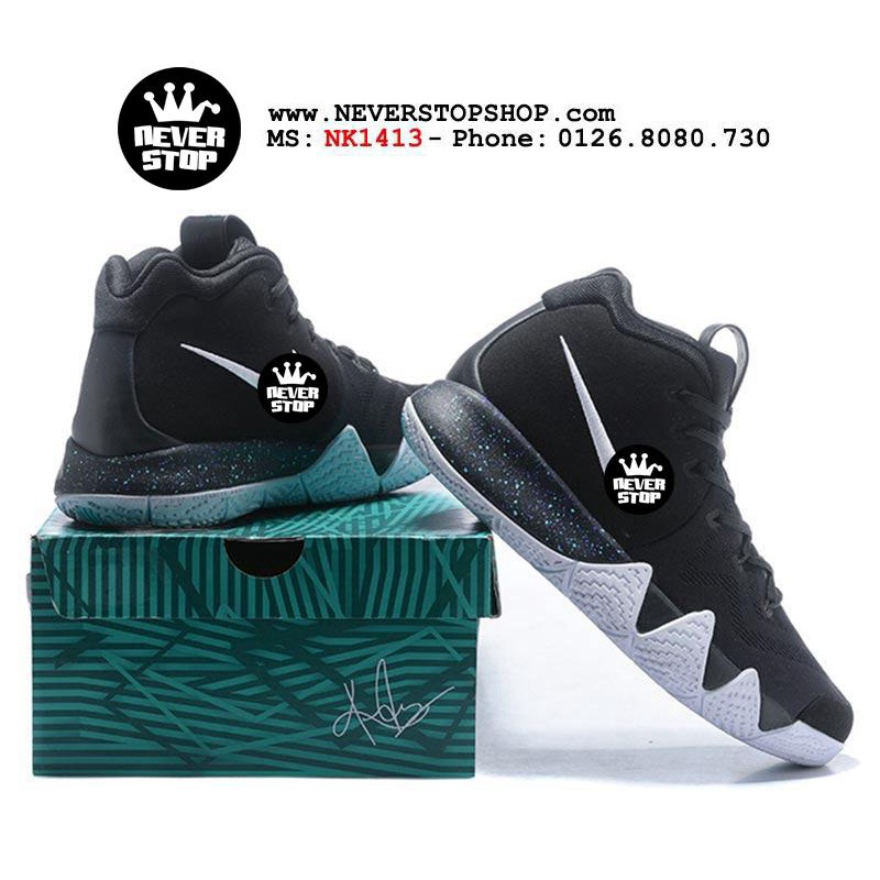 Giày bóng rổ KYRIE 4 ĐEN TRẮNG bản đẹp chất lượng tốt nhất, phù hợp đánh outdoor  | NeverStopShop.com