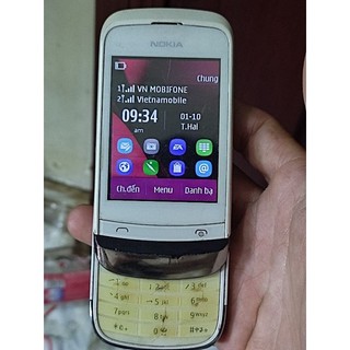 Điện thoại nokia C2 03 2 sim máy đẹp vỏ zin imei