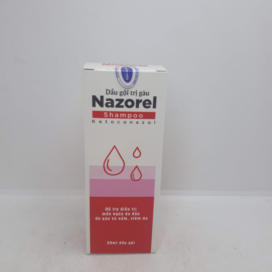 DẦU GỘI CHỐNG GÀU NAZOREL [ĐẶC HIỆU CHỐNG GÀU] SẠCH GÀU, HẾT NẤM NGỨA / DẠNG CHAI 50 ML