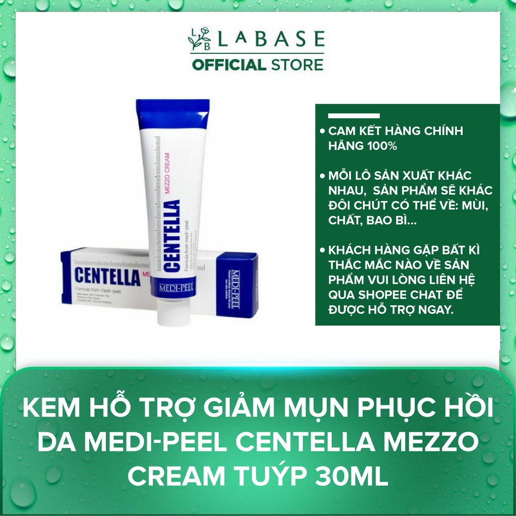 Kem hỗ trợ giảm mụn Phục hồi da Medi-Peel Centella Mezzo Cream