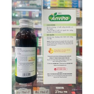 Siro ho cho bé ANVIHO - 100ml