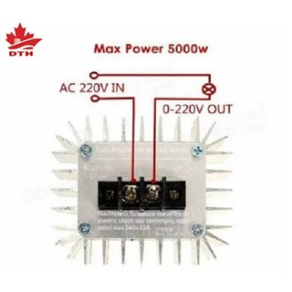 Bộ điều tốc động cơ (Dimmer 5000w- điện áp 220V)