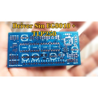 1 pcb lái cầu h sin chuẩn dùng chip eg8010 + tlp250