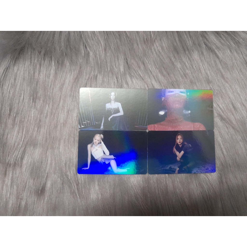 [Official] Card ảnh hologram photocard BLACKPINK từ bộ Born Pink Box Weverse Preorder