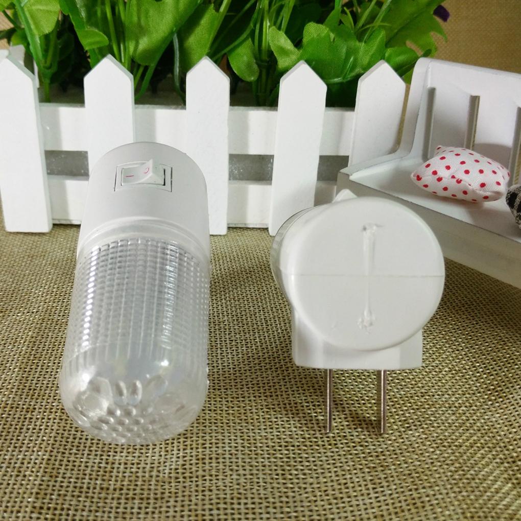 Đèn Ngủ 4 Bóng Led 90V-220V Ánh Sáng Trắng Bằng Nhựa Có Công Tắc Tiện Dụng Cho Gia Đình