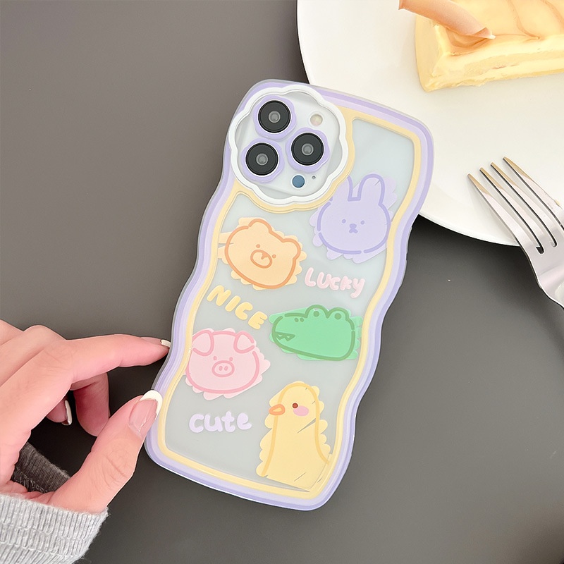 Ốp Điện Thoại Họa Tiết Hoa / Động Vật Cho iphone7 / 7plus / 8 / 8plus / x / xs / 11 / 12 / 13 / 14 / pro / max / plus / promax