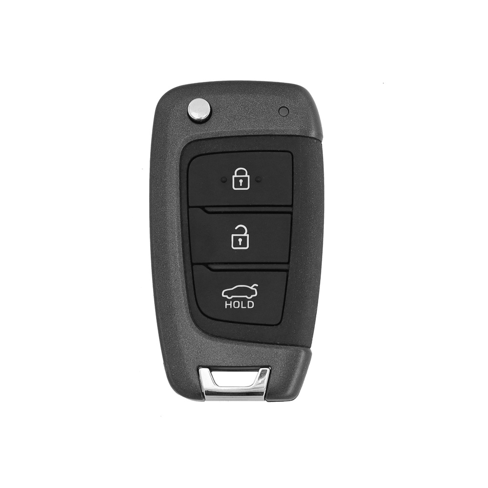 Vỏ ốp khoá xe hơi - Bọc chìa remote ô tô Hyundai Accent MT Bản Thiếu Chìa Gập 2018- pk.6