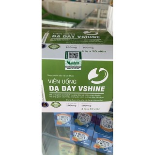 [ Hàng  chính hãng ] Viên uống dạ dày Vshine lọ (50 viên)
