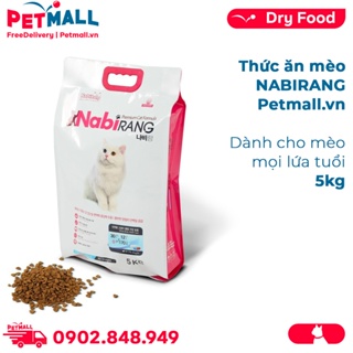 Thức ăn mèo NABIRANG 5kg - Dành cho mèo mọi lứa tuổi Petmall