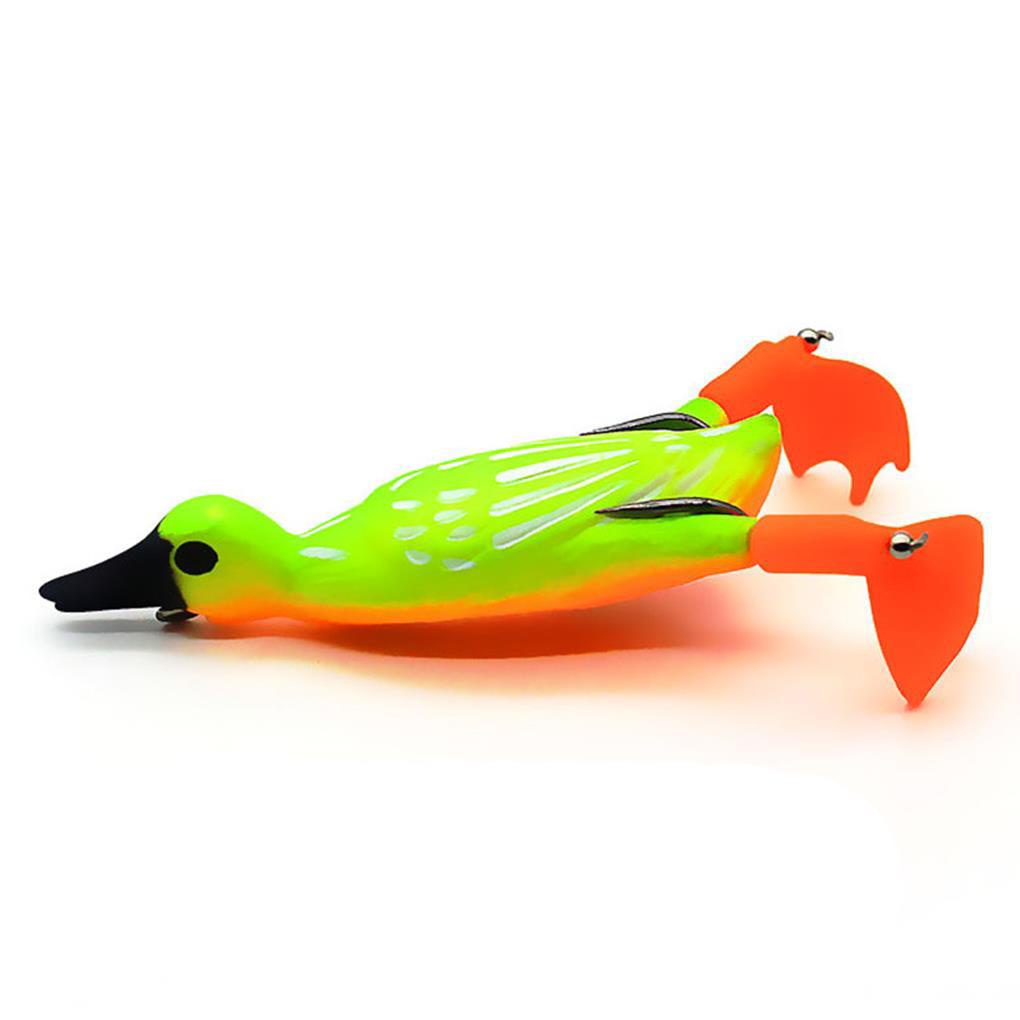 Mồi Câu Cá Giả Bằng Nhựa Hình Vịt 3D Cỡ Lớn 9 5cm 12g