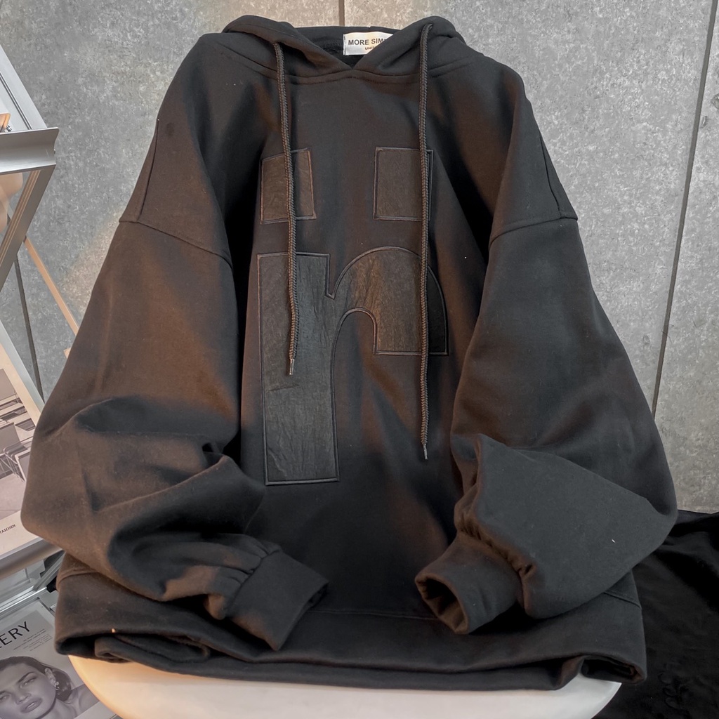 Áo Khoác Hoodie RI Unisex Form Rộng Vải Nỉ Bông Dày Dặn Phong Cách Ulzzang - Tuni Store