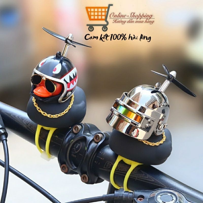 Vịt xã hội đen đội mũ PUBG gắn xe máy, ôtô siêu ngầu