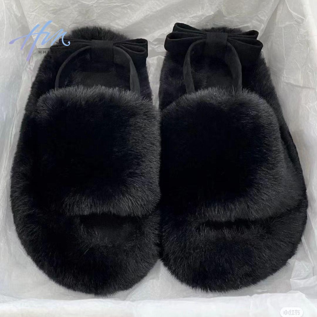 Dép Bông Đế Dày Cao Cấp Thời Trang Thu Đông 2022 Phong Cách Mới Cho Nữ