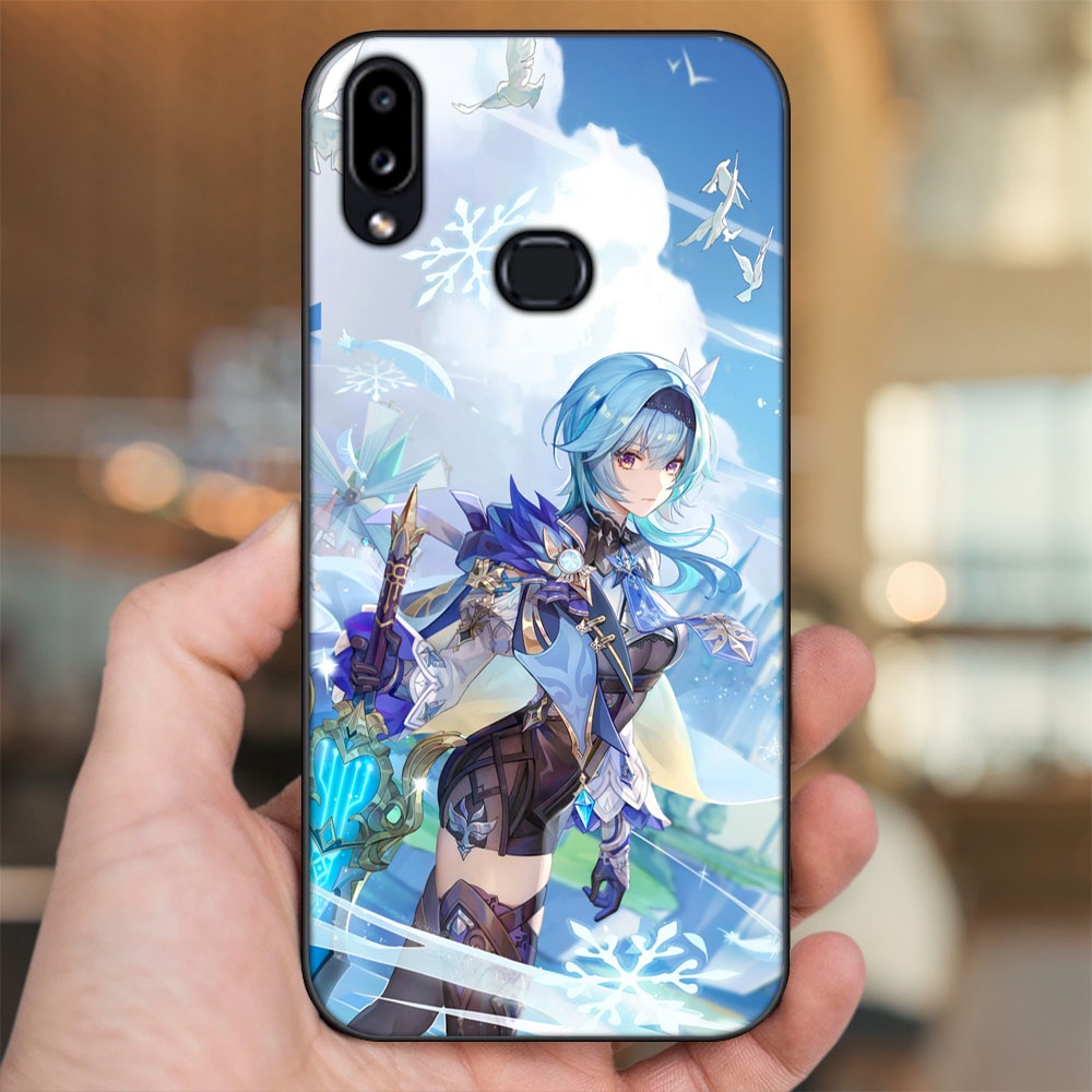 Ốp lưng Samsung A10S viền đen in hình Eula Genshin Impact