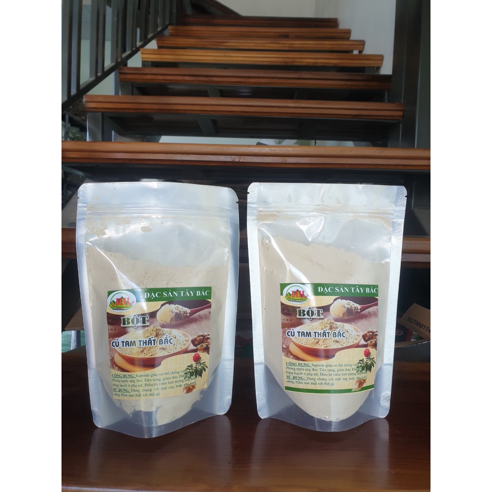 100g - 200g Bột Tam Thất Bắc Nguyên Chất - Tốt Với Người Bị Ung Thư