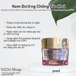 Kem dưỡng nâng cơ Resilience Multi-Effect Tri-Peptide Face and Neck Creme SPF 15