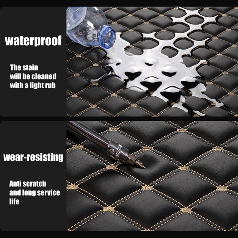 Thảm Lót Sàn Xe Hơi Bằng Da Cho Hyundai Tucson TL 2015-2020 2019 2018 2017