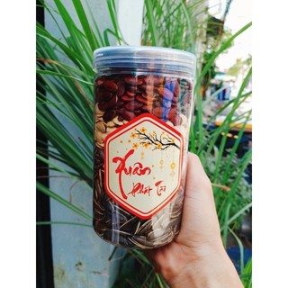 Hạt dưa mix tết 3 vị lon pet 400gr