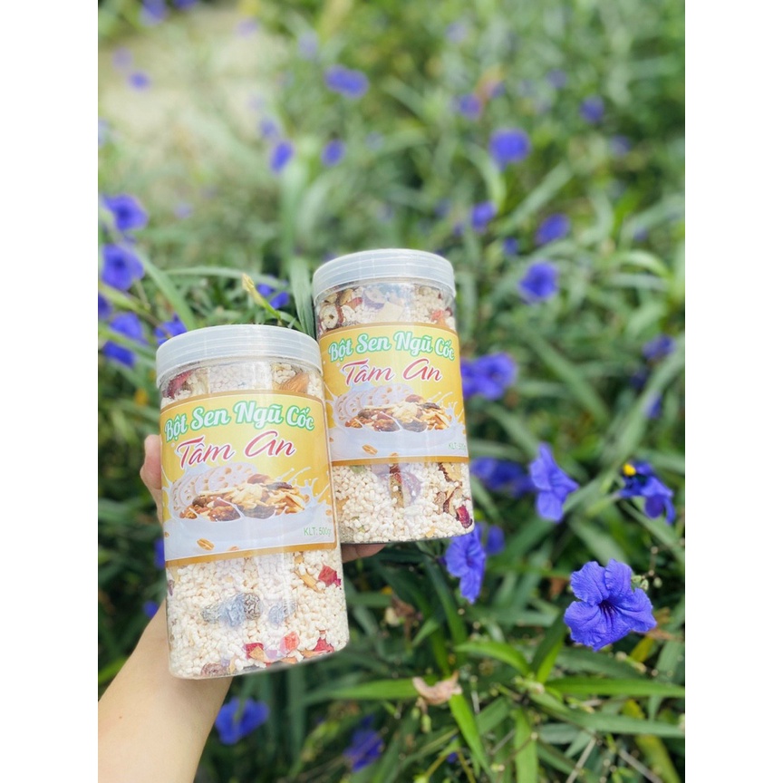 Bột Sen Ngũ Cốc Hu 500gr [Có Bán Sỉ], [Loại Đặc Biệt] Hàng ngon nhà làm